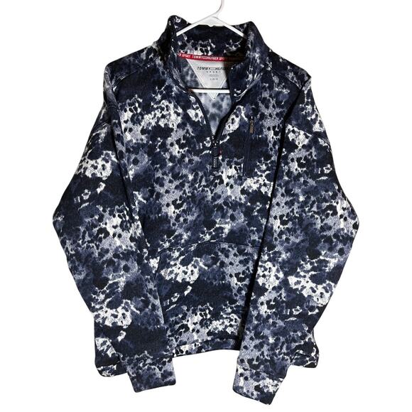 Women Tommy Hilfiger Sport Sweater Pullover 1/4 Zip Size Large - Picture 1 of 11